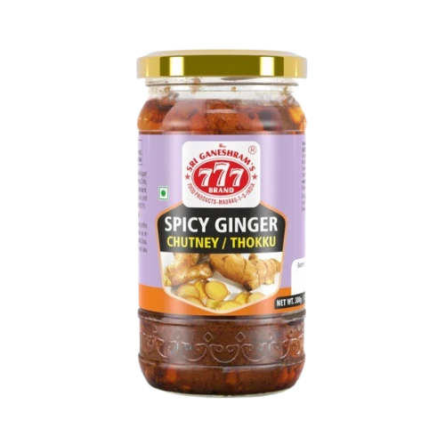 777 Spicy Ginger Chutney (Thokku) 300G