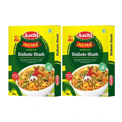 Aachi Bisibele bhath - Ready to Eat(Buy 1 Get 1 Free)