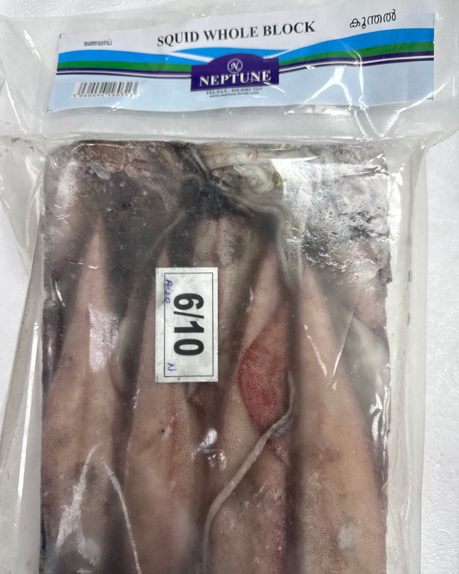 Neptune Squid Whole Block 1.8kg