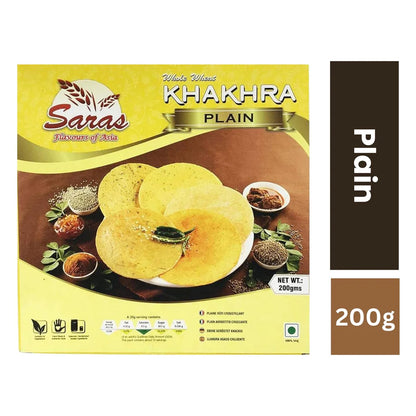 Saras Khakhra Plain 200g