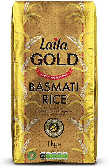 Laila Gold Basmati Rice 1kg � Premium Aroma Selection