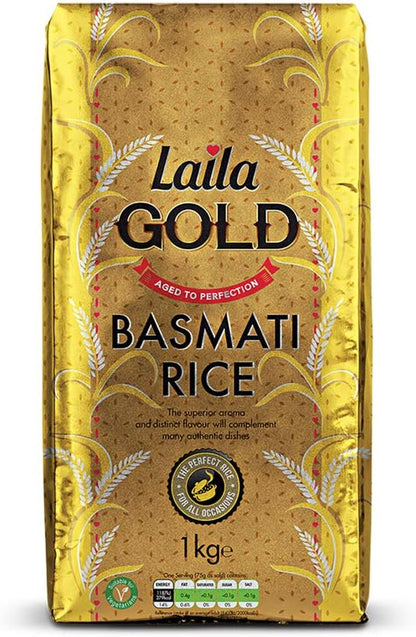 Laila Gold Basmati Rice 1kg � Premium Aroma Selection