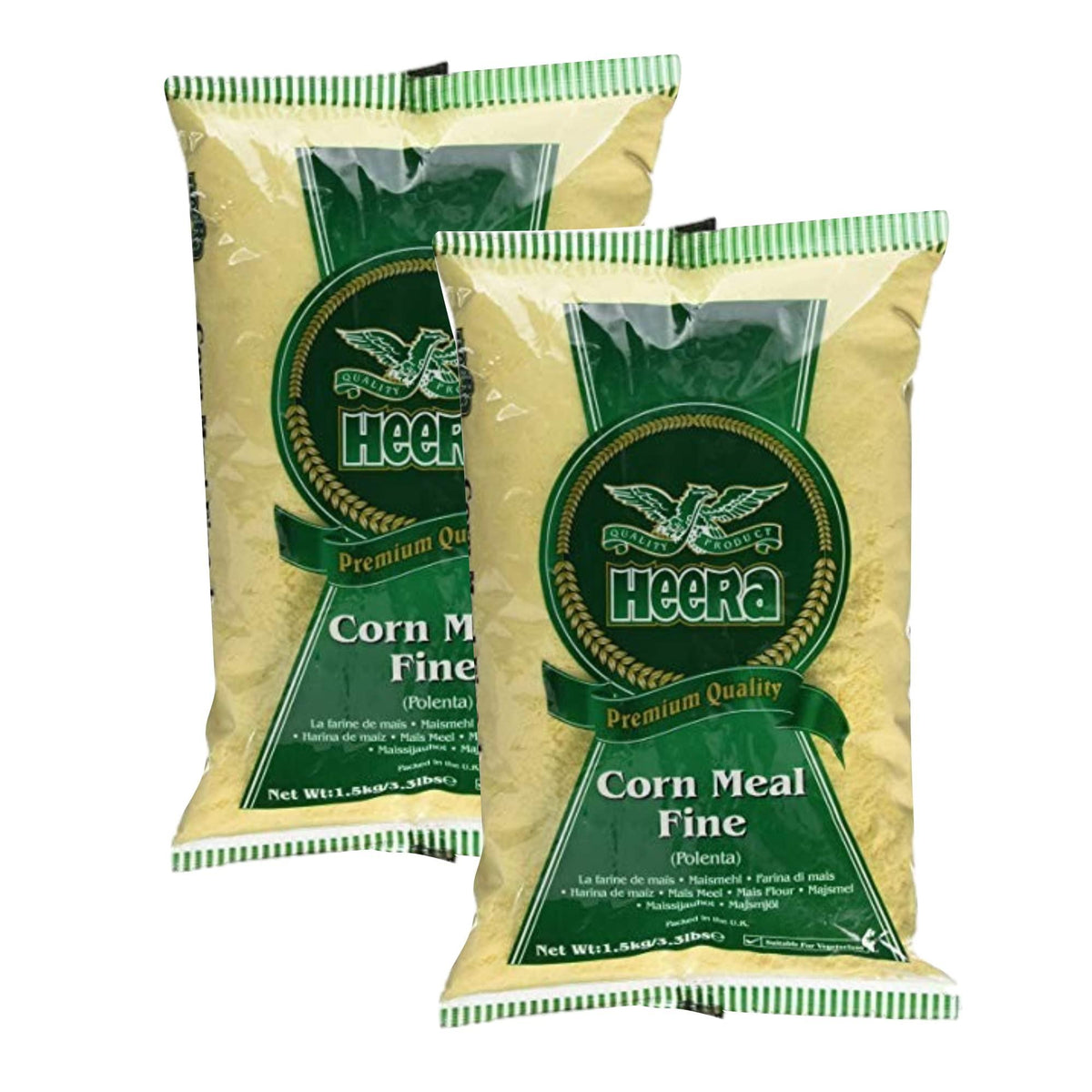 Heera Cornmeal Fine 1.5kg � Smooth Maize Powder