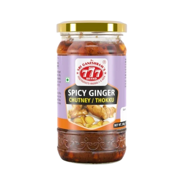 777 Spicy Ginger Chutney (Thokku) 300G