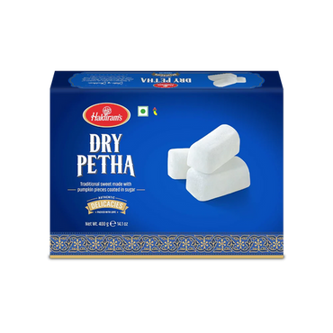 Haldiram's Dry Petha (Pumpkin) 400g - Sweet Crystalized Pumpkin Candy