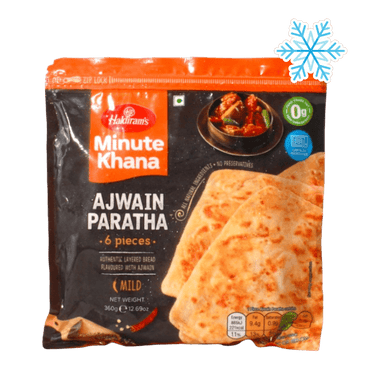 Haldiram's Ajwain Paratha 360g � Authentic Layered Bread Flavoured with Ajwain