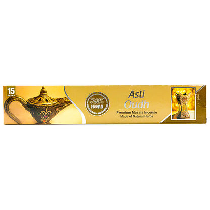 Heera Asli Oudh Premium Masala Incense 20g - Rich Royal Aroma