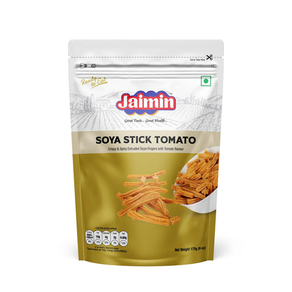 Jaimin Soya Stick Tomato 175g � Bold Flavoured Crunch Snack