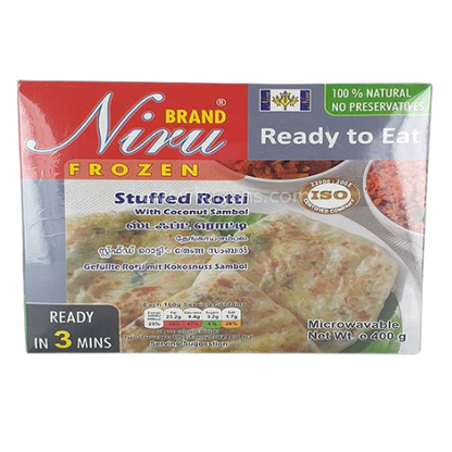 Niru Stuffed Rotti With Coconut Sambol 400g