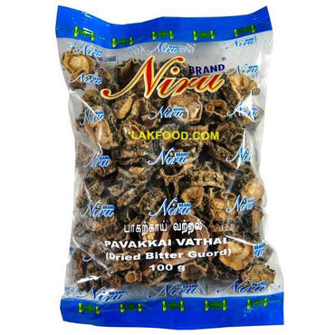 Niru Pavakkai Vathal 100g - Sun-Dried Bitter Melon