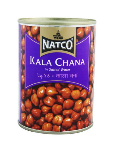 Natco Kala Chana in Salted Water 400g (Pack Of 4)