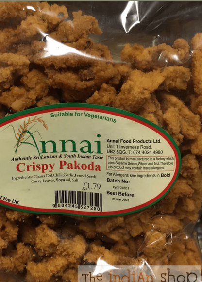 Annai Crispy Pakoda 175g � Crispy & Tasty Bites