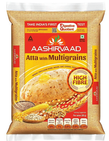 Aashirvaad Atta With Multigrains (Export Pack) � Healthy Grain Blend