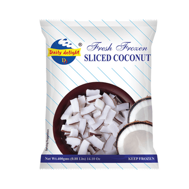 Daily Delight Sliced Coconut 400g (Pack of 2)