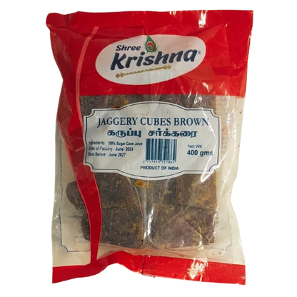 SHREE KRISHNA BROWN JAGGERY CUBES 400G