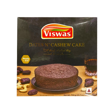 Viswas Dates and Cashew Cake 700g - Rich Nutty Dessert