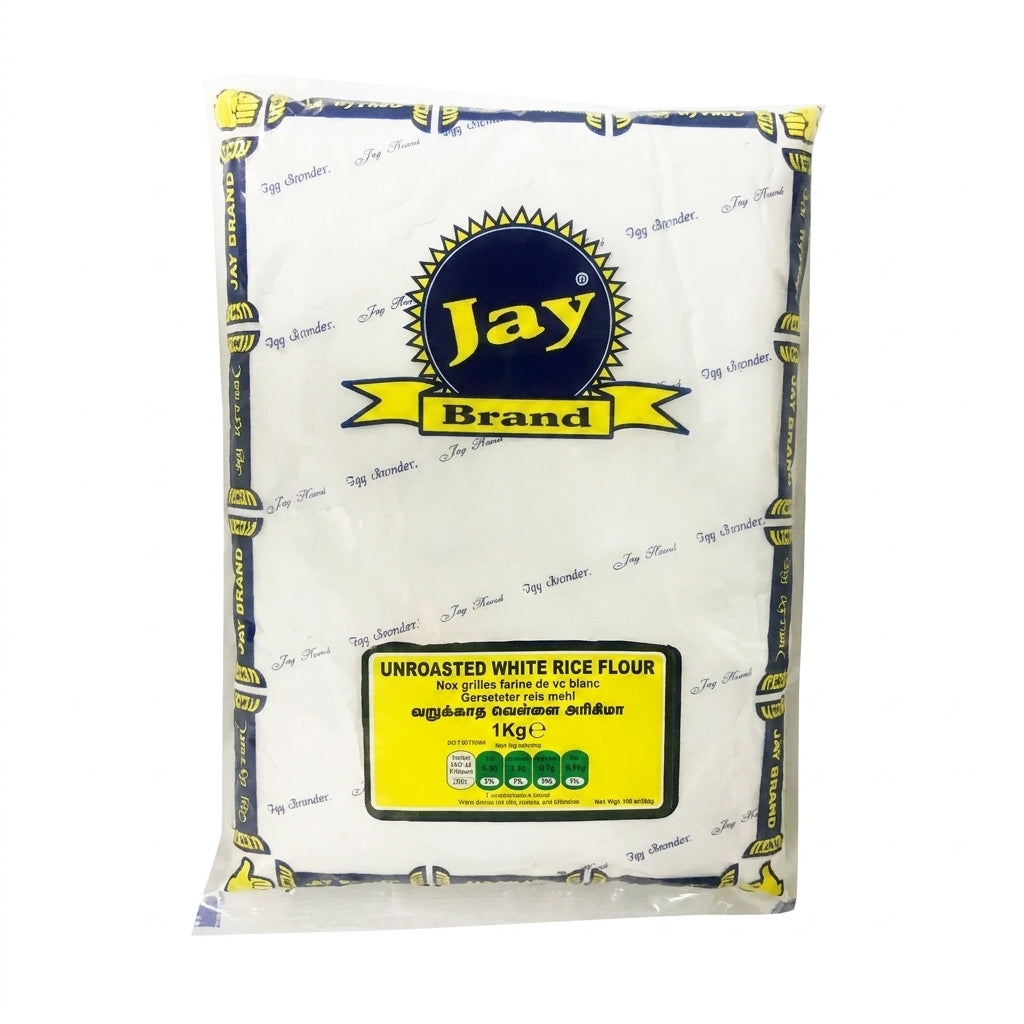 Jay Brand Unroasted White Rice Flour 1kg