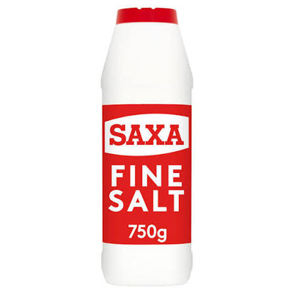 Saxa Table Salt Fine Drum 750G