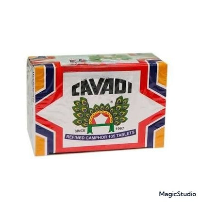 Cavadi Refined Camphor 105 Tablets � Pure Sacred Burning Tablets