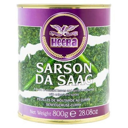 Heera Sarson Da Saag - Traditional Mustard Greens Dish