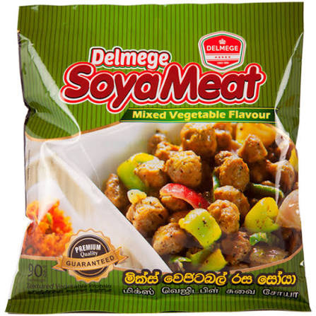 Delmege Soya Meat Mixed Vegetable Flavour 90g
