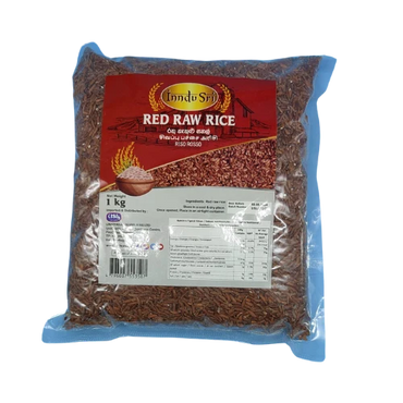 INDU SRI RED RAW RICE 1KG