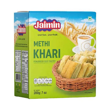 Jaimin Methi Khari 200g - Flaky Crisp Pastry