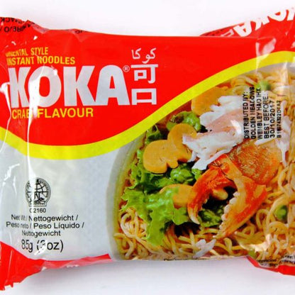 Koka Noodles Crab Flavour (Pack of 2)85g