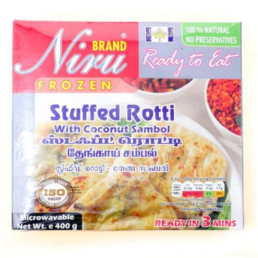 Niru Stuffed Rotti With Seeni Sambol 400g - Sweet & Savory Stuffed Rotti